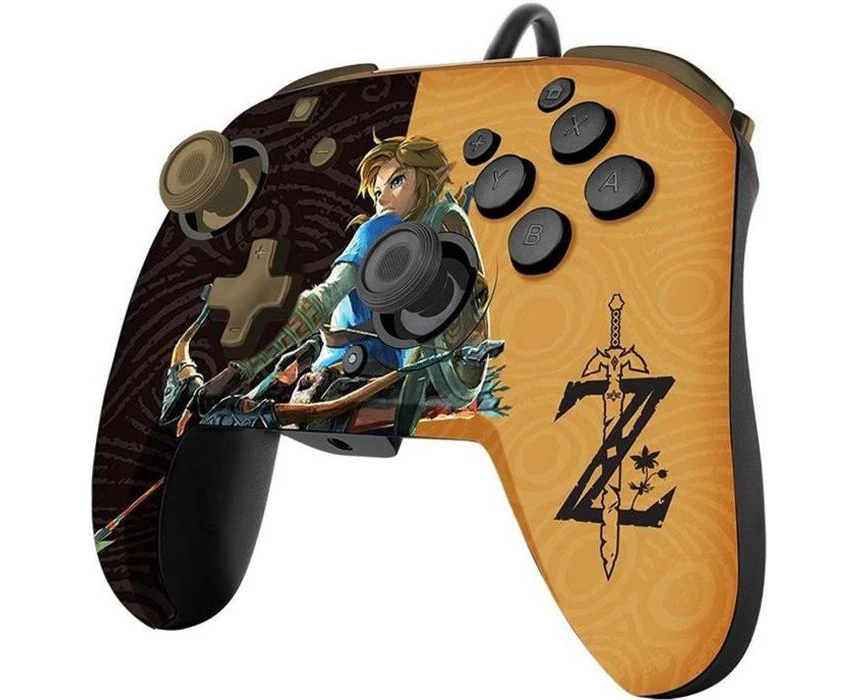 PDP Switch Faceoff The Legend of Zelda: Breath of the Wild Deluxe Audio Wired Controller