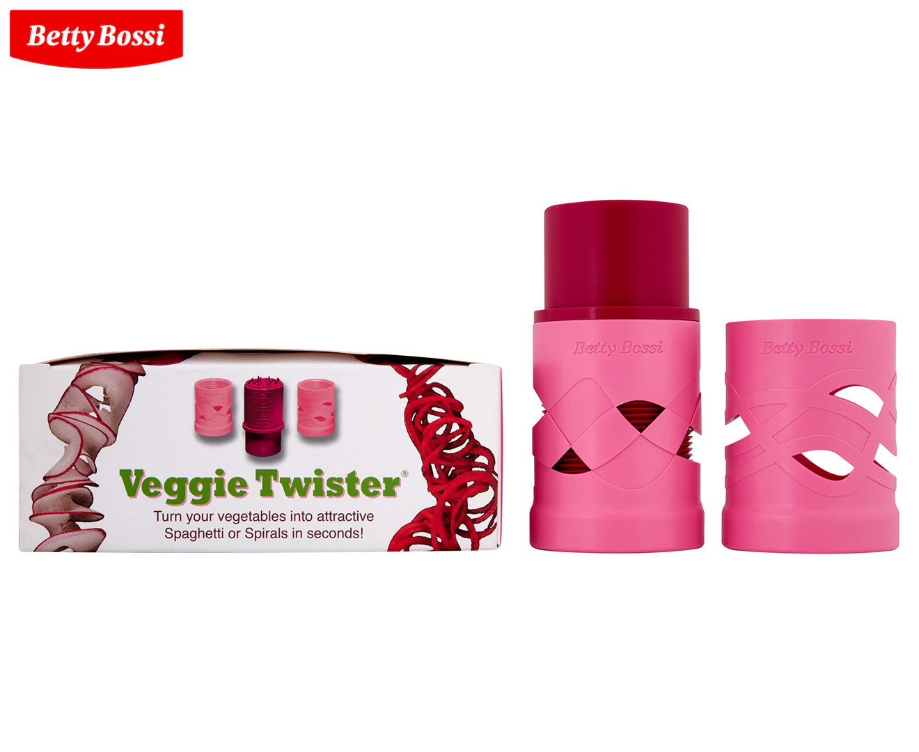 Betty Bossi 16cm Vegetable Twister - Pink