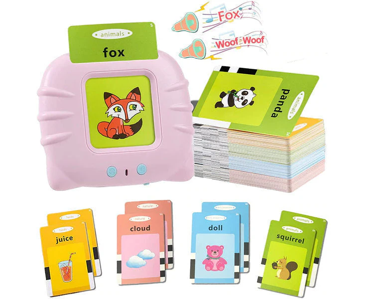 Talking Flashcards Learning Toy - Pink