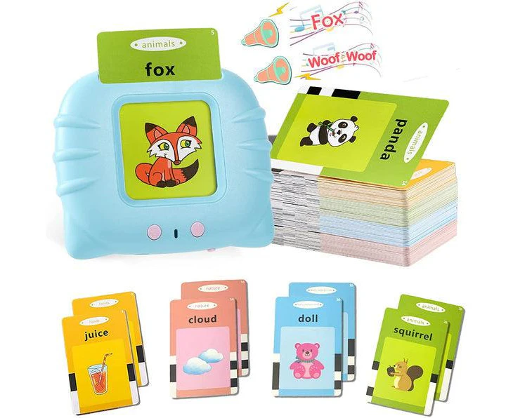 Talking Flashcards Learning Toy - Blue