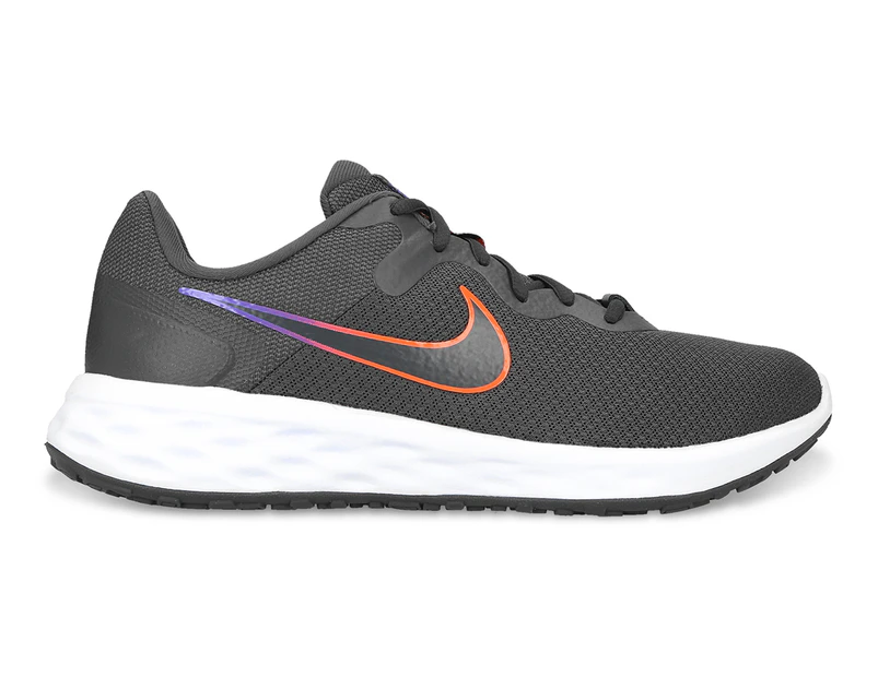 Nike Men's Revolution 6 Running Shoes - Anthracite/Rush Orange/White