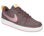 Nike Youth Girls' Court Borough Low 2 Sneakers - Violet Ore/Pink Glaze/Melon Tint
