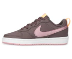 Nike Youth Girls' Court Borough Low 2 Sneakers - Violet Ore/Pink Glaze/Melon Tint
