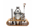 12Pcs Cocktail Shaker Set Mixer Martini Strainer Bartender Kit Spirits Maker Bar