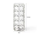 Crystal Desk Lamp Touch Atmosphere Table Lamp Diamond Light Decor LED charging touch acrylic rose crystal table lamp