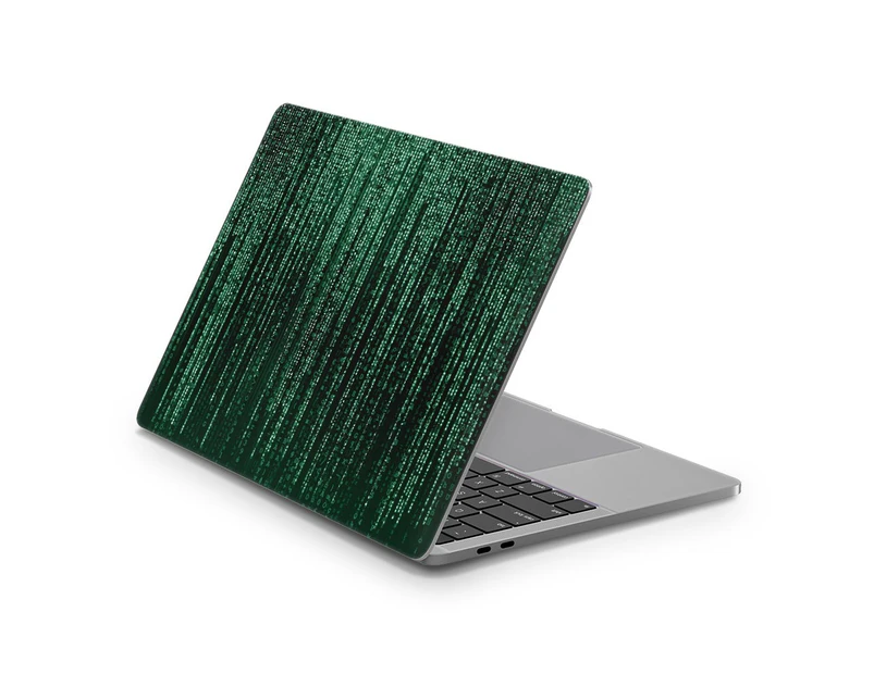 Matrix Code Skin Sticker Decal to fit Top Lid of MacBook Pro 13 M1 Laptop Australian Made Wrap