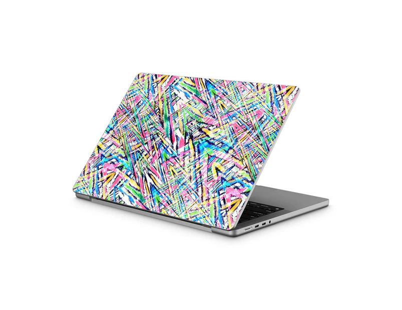 Pretty Mess Skin Sticker Decal to fit Top Lid of MacBook Pro 14 Laptop Australian Made Wrap