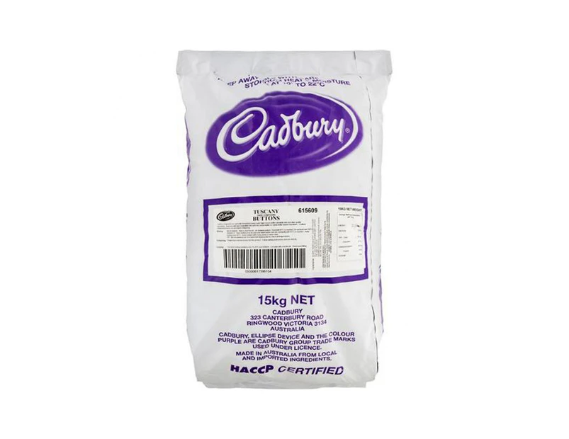 Cadbury Buttons Dark Tuscany 15kg