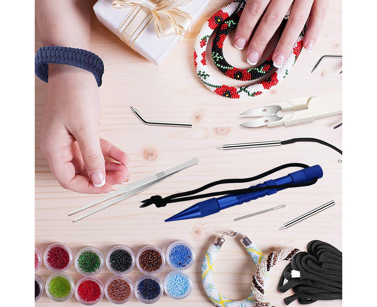 6/12 Piece Umbrella Rope Knitting Needle Set Marlin Nail Paracord