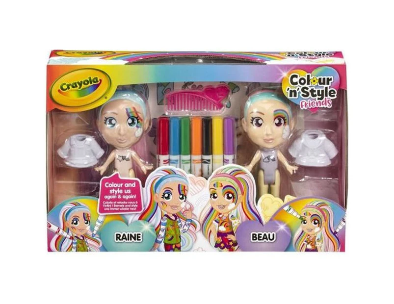 CRAYOLA Color'n'style Rainbow Twins - CATCH
