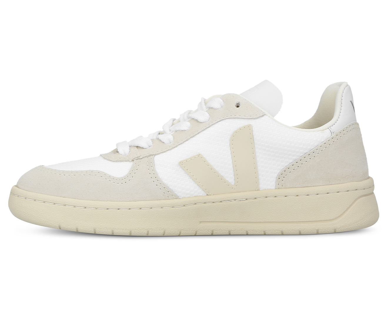 Veja Unisex V-10 B-Mesh Sneakers - White/Natural/Pierre | Catch.co.nz