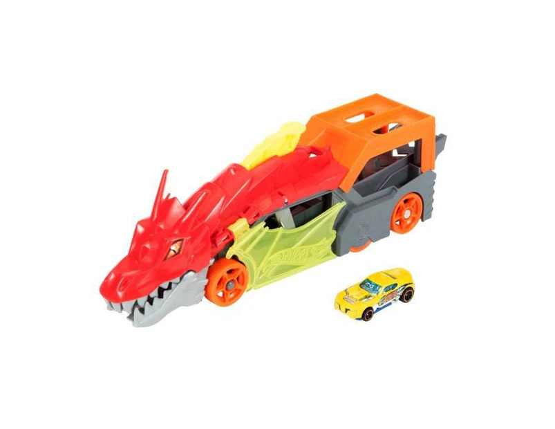 Hot Wheels - Dragon Transporter - Playset - CATCH