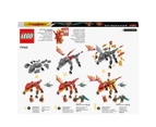LEGO 71762 NINJAGO Kai's Fire Dragon Evolution Collectible Snake Warrior Minifigure Set with Banner - CATCH