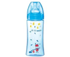 DODIE Initiation Bottle + 330ml BLUE FIREFIGHTER - +6 months - round teat 3 speeds - flow 3 - CATCH