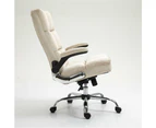 AADEN Velvet Office Chair- Cream