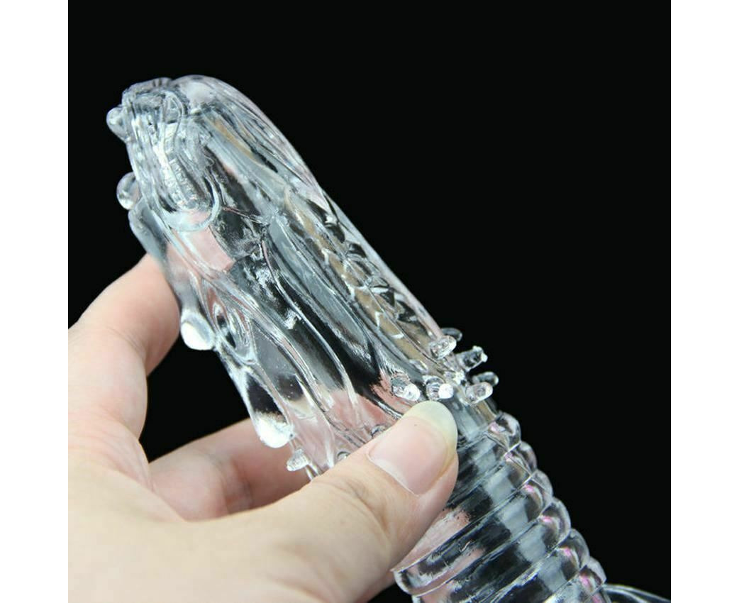 Dragon Penis Extender Clear Condom Cock Sleeve Transparent Ring - Clear |  Catch.com.au