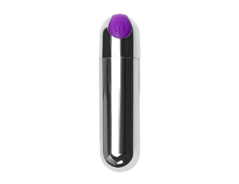 Strong Mini Bullet Vibrator Usb 10 Speed Waterproof G Spot Massager Women - Purple