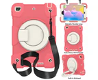 HX Heavy Duty Shockproof Case for iPad Mini 4/5 with Stand-Red
