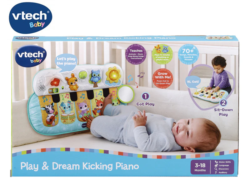 VTech Baby Play & Dream Kicking Piano Toy