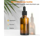 10PCS 10ML Amber Glass Bottles Liquid Dropper Reagent Eye Pipette Essential Oils Bottle