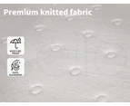 Dreamz Pocket Spring Mattress HD Foam Medium Firm Bedding Bed Top Queen 21CM - White