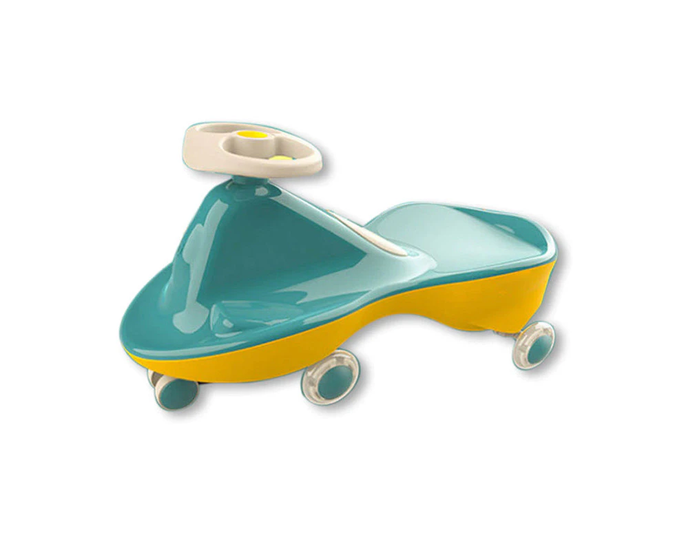 Glide Walker Swing Car Twist Car Rind On Toy  Italian Designer For Children Outdoor 6 Colours - Bobisi Green