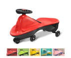 Glide Walker Swing Car Twist Car Rind On Toy  Italian Designer For Children Outdoor 6 Colours - Red