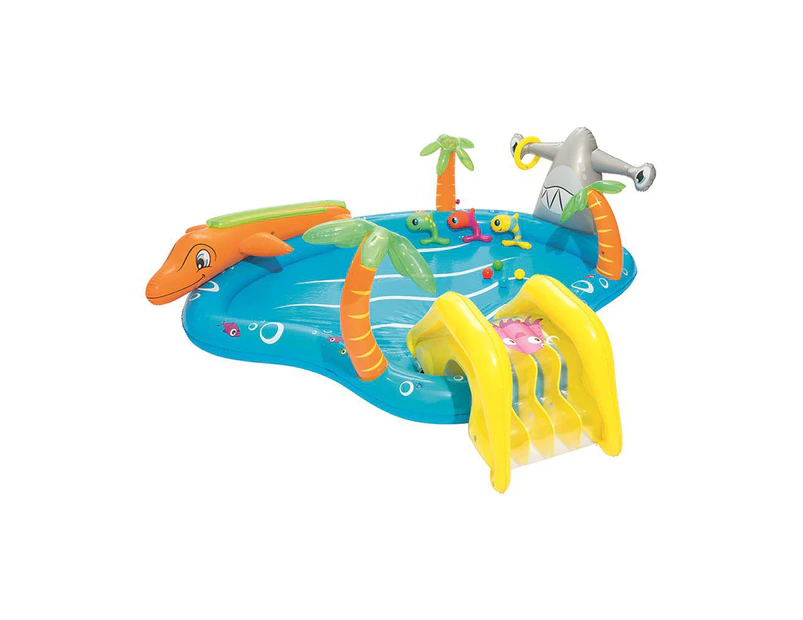 BESTWAY Inflatable Kids Fantastic Sea Life Play Pool Splash Pools Play Center