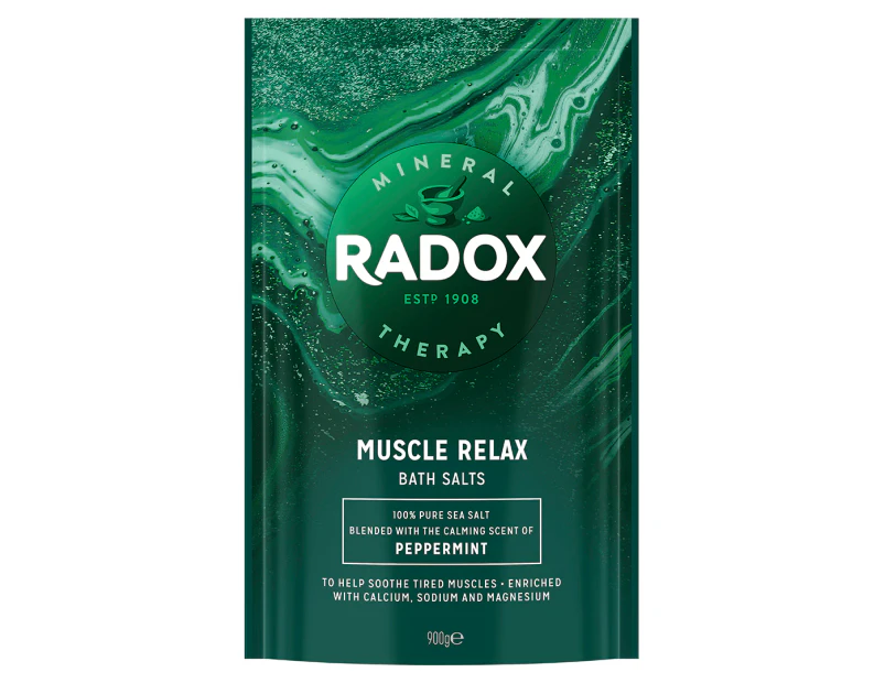 Radox Muscle Relax Bath Salts Peppermint 900g