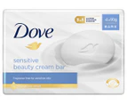 4 x Dove Sensitive Beauty Cream Bars 90g