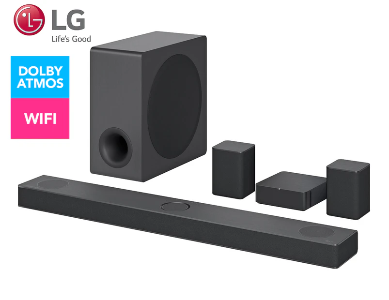 LG 5.1.3 Channel S80QR Dolby Atmos Wi-Fi Soundbar