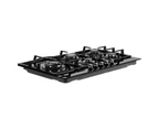 Devanti Gas Cooktop 90cm 5 Burner Black