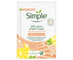 Simple 48h Glow Facial Sheet Mask 25mL