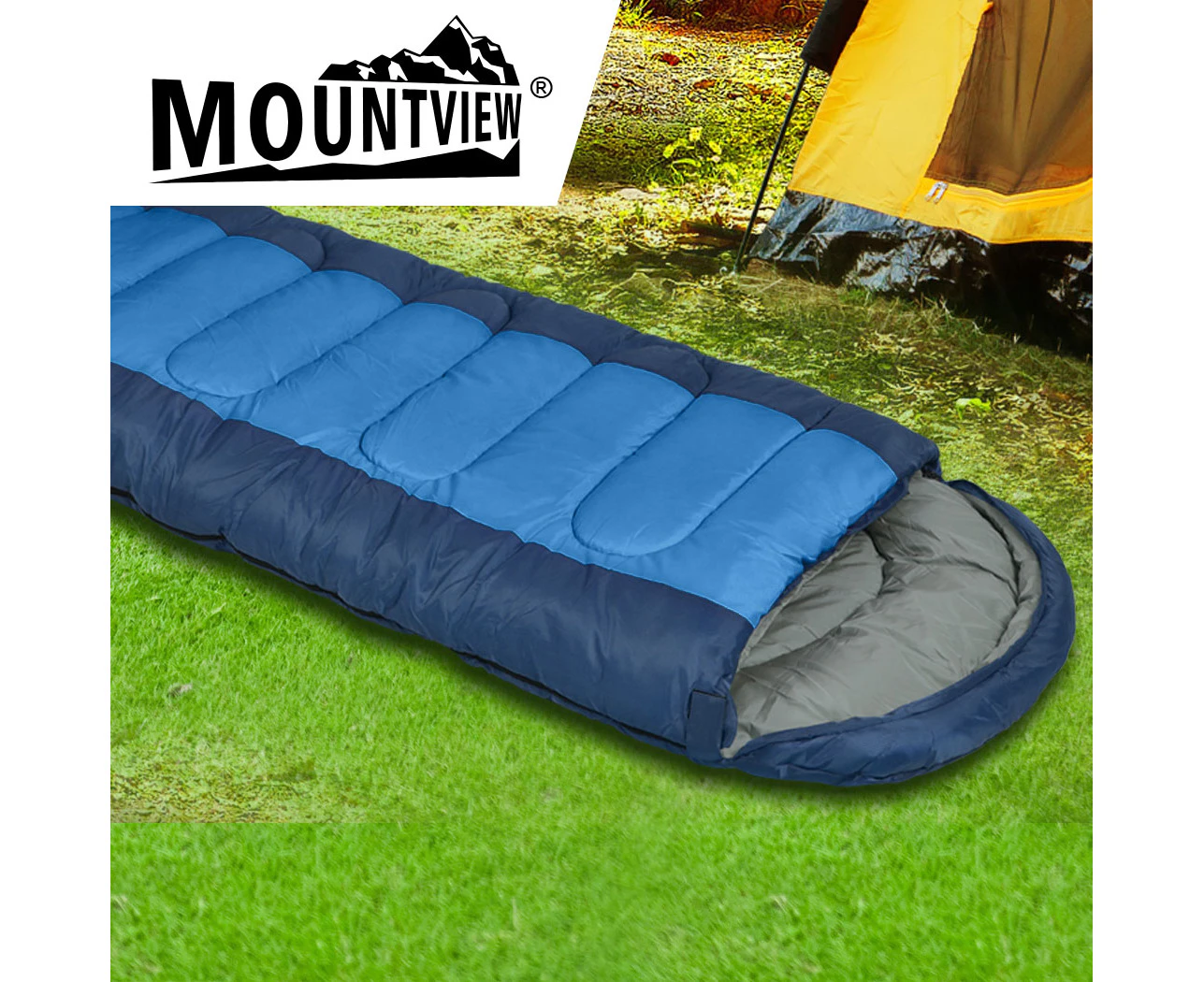 Mountview Sleeping Bag Outdoor Camping Single Bags Hiking Thermal -20℃ Winter