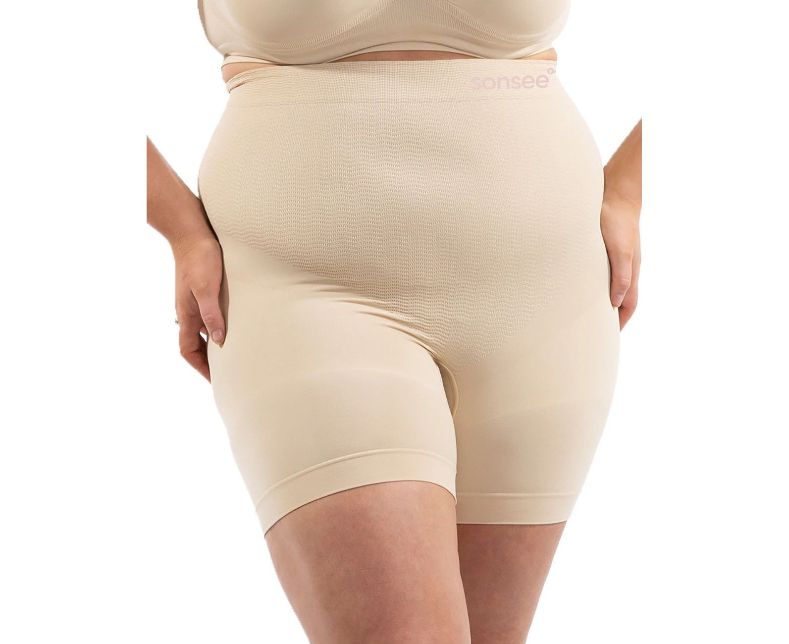 Autograph Shapewear Shorts Sonsee - Womens - Plus Size Curvy - Nude