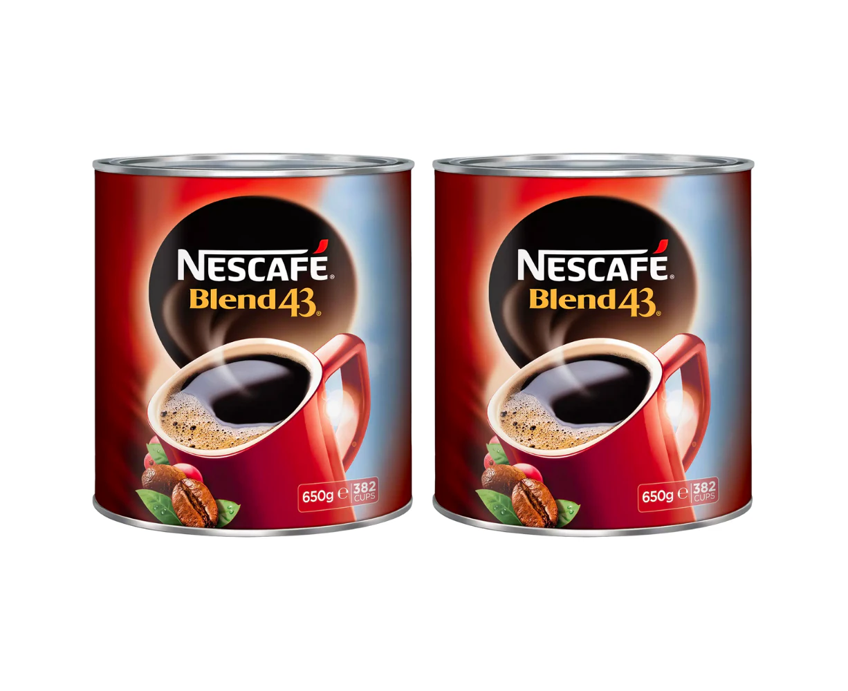 Nescafe Blend 43 Coffee 650g x 2