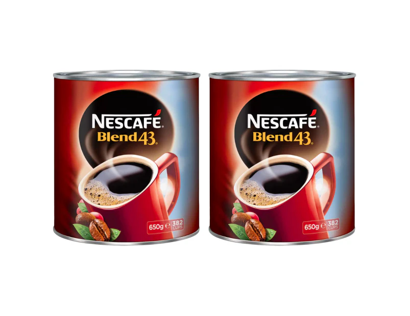 Nescafe Blend 43 Coffee 650g x 2