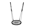 Kids Rope Swing Round Outdoor Birds Crows Nest Spider Web Swing Seat 65cm