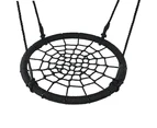 Kids Rope Swing Round Outdoor Birds Crows Nest Spider Web Swing Seat 65cm