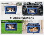 PaWz Pet Travel Carrier Kennel Folding Soft Sided Dog Crate For Car Cage Large M