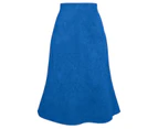 Noni B Suedette Flip Skirt - Womens - Snorkel Blue