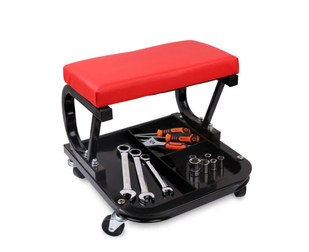 New Mechanic's Seat Creeper Garage Shop Seat Rolling Garage Stool Heavy Duty