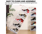 Sneaker Display Shoe Box Storage Case Clear Plastic Boxes Stackable Organiser Au