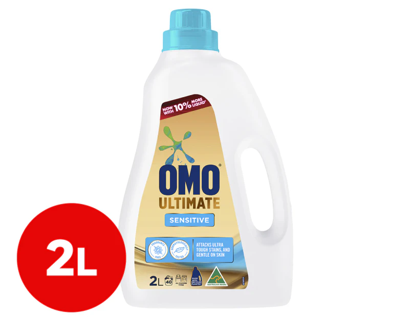 OMO Ultimate Sensitive Front & Top Loader Laundry Liquid 2L