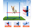 Petscene Dog Agility Equipment 5PC Set Obstacle Course Pet Training Kit Supplies Jump Hurdle Tunnel Poles Pause Box Carrying Bags