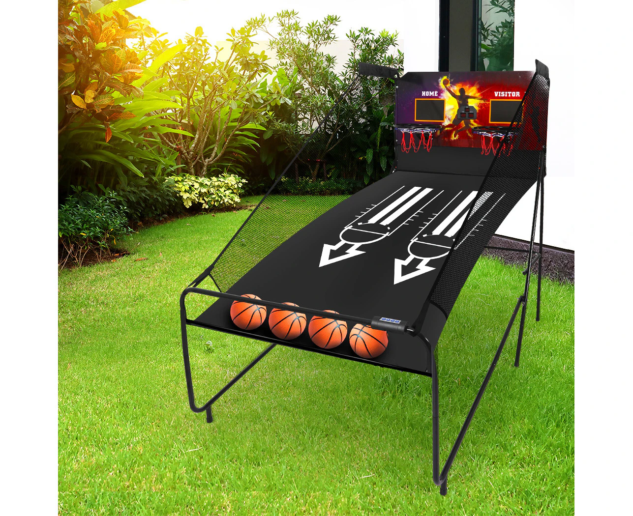 Centra Basketball Arcade Game Shooting Machine Indoor Outdoor 2 Player Scoring