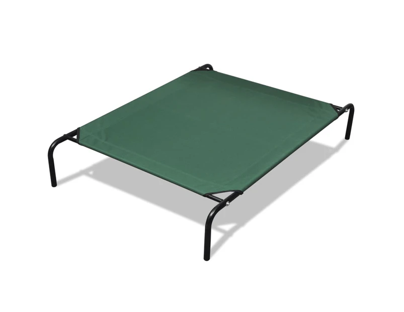 Elevated Pet Bed with Steel Frame 90 x 60 cm
