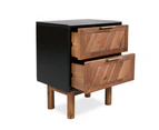 Bedside Cabinets 2 pcs Solid Acacia Wood 40x30x53 cm Bedside Table