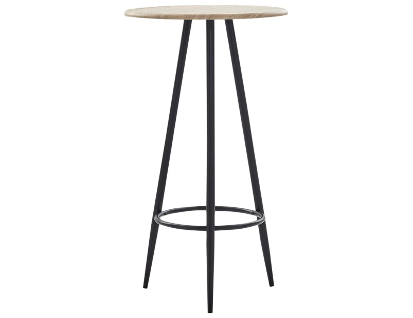 vidaXL Bar Table Oak 60x107.5 cm MDF