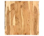 vidaXL Table Top Solid Acacia Wood 58x(50-60)x2.5 cm